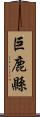 巨鹿縣 Scroll