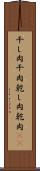 干し肉 Scroll