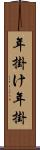 年掛け Scroll