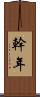 幹年 Scroll