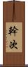 幹次 Scroll