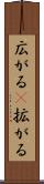 広がる(P) Scroll