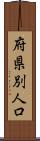 府県別人口 Scroll