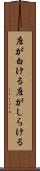 座が白ける Scroll