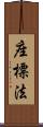 座標法 Scroll