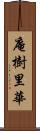 庵樹里華 Scroll