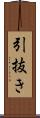 引抜き Scroll