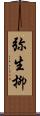 弥生柳 Scroll