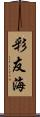 彩友海 Scroll