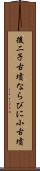 後二子古墳ならびに小古墳 Scroll