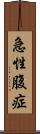 急性腹症 Scroll