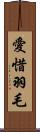 愛惜羽毛 Scroll