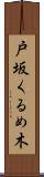 戸坂くるめ木 Scroll