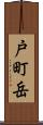 戸町岳 Scroll