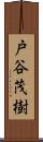 戸谷茂樹 Scroll