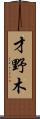 才野木 Scroll