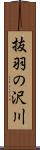 抜羽の沢川 Scroll