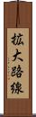拡大路線 Scroll