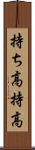 持ち高 Scroll