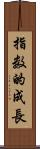 指数的成長 Scroll