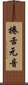 捲舌元音 Scroll