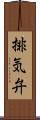 排気弁 Scroll