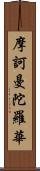 摩訶曼陀羅華 Scroll