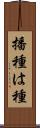 播種 Scroll