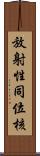 放射性同位核 Scroll
