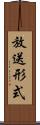 放送形式 Scroll