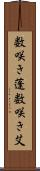 数咲き蓬 Scroll
