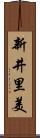 新井里美 Scroll