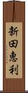 新田恵利 Scroll