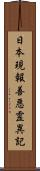 日本現報善悪霊異記 Scroll