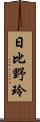 日比野玲 Scroll