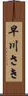早川さき Scroll