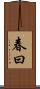 春曰 Scroll