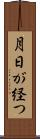 月日が経つ Scroll