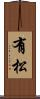 有松 Scroll