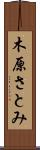 木原さとみ Scroll