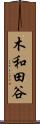 木和田谷 Scroll