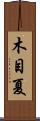 木目夏 Scroll