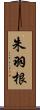 朱羽根 Scroll