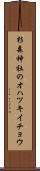 杉森神社のオハツキイチョウ Scroll