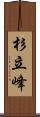 杉立峰 Scroll