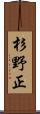 杉野正 Scroll