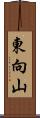 東向山 Scroll