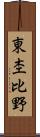 東杢比野 Scroll