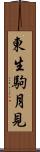 東生駒月見 Scroll