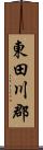 東田川郡 Scroll